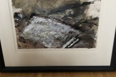 Ohne Titel, 93, Mischtechnik auf Bütten, datiert und signiert, 26 x 37 cm